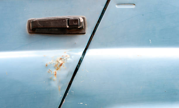 istock Vintage Soviet SUV Vehicle Door Handle 877474152