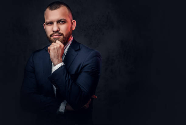 istock A man dressed in an elegant blue evening suit. 877480410