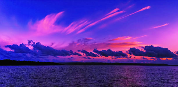 istock Pink splendour a coastal fantasy sunrise. 877515390