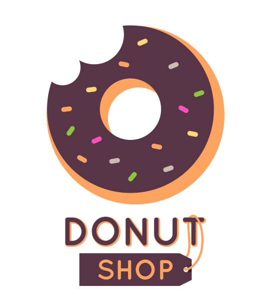 Sweet Donut Vector illustration of the sweet donut / donuts stock illustrations