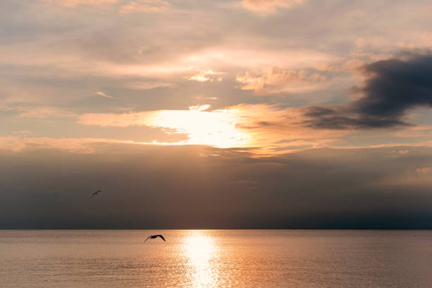 istock Sunset over Aegean Sea in Greece 877617620