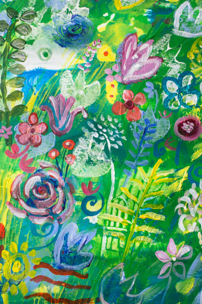 istock Detail of the Painting as a Background 877699042