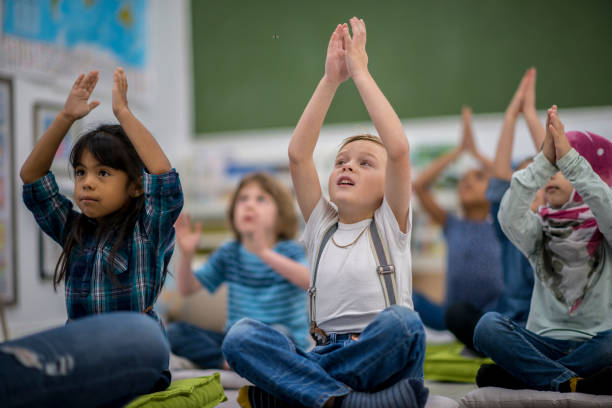 istock Yoga In The Classroom 877714370