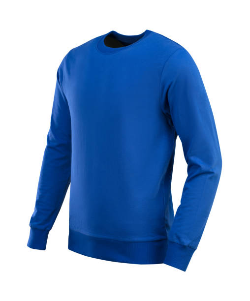 istock Blue Long Sleeve Shirt Mock up 877717940