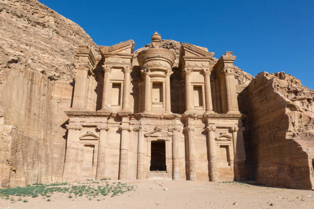 istock The Monastery Al Deir in Petra, Jordan 877718820