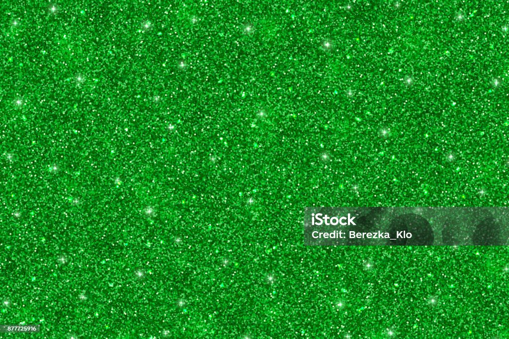 Textura de las partículas de brillo verde - arte vectorial de Verde - Color libre de derechos