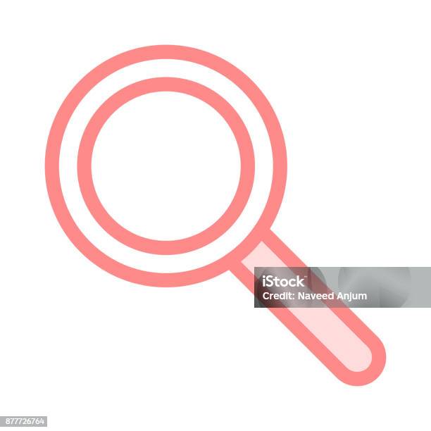 Search Colour Line Vector Icon Stock Illustration - Download Image Now - Binoculars, Business, Business Finance and Industry