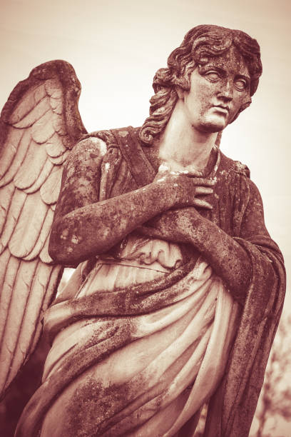 istock guardian angel - vintage style photo 877726824