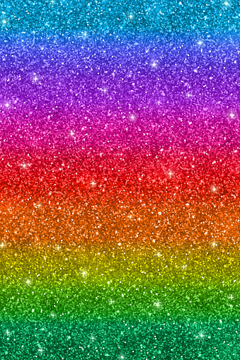 Vertical multicolored glitter abstract background, rainbow colors