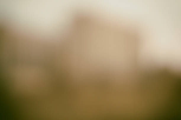istock Light Brown Blurred Background of Urban 877732264