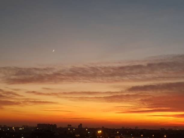 istock Milan city view after sunset 877745686