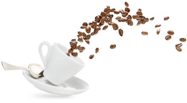morning breakfast with a cup of coffee