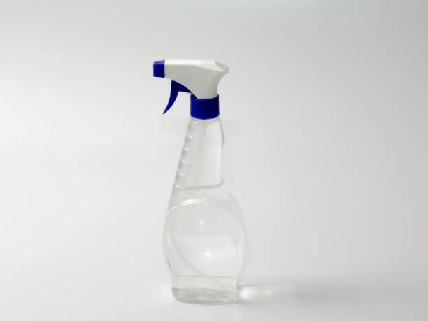 istock White background, household plastic product to clean 877763228