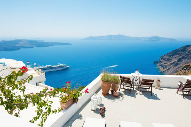 istock White architecture on Santorini island, Greece. 877774530