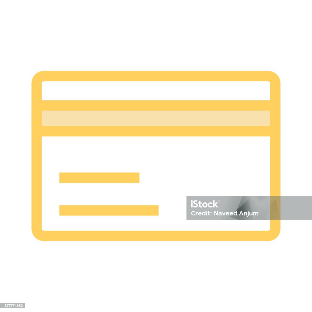 bank card colour Line vector icon ATM stock vector