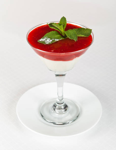 istock curd dessert with strawberry sauce 877785396