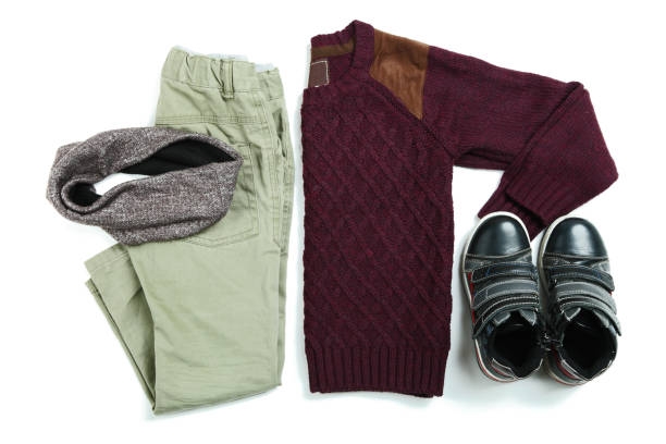 istock A collage of warm autumn clothes 877785498