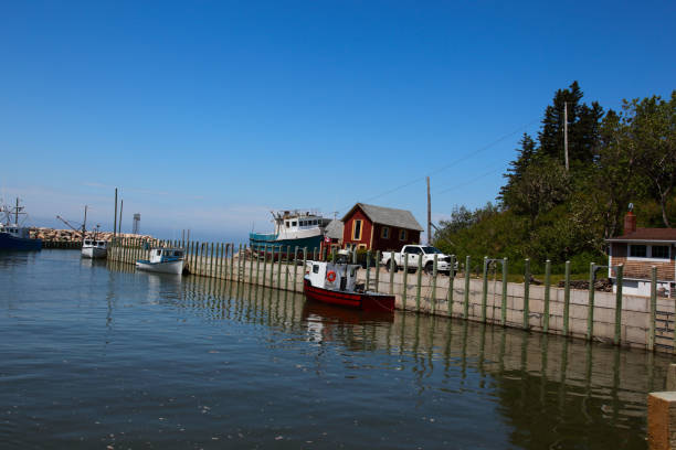 istock Boats at Harbourville, Nova Scotia, Canada 877790064