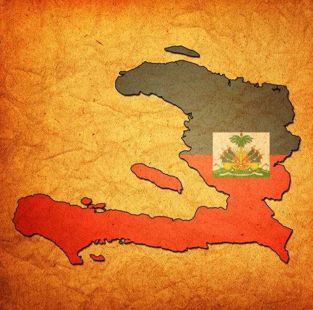 istock haiti territory with national flag 877800080