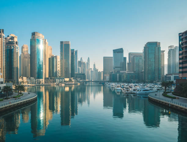 istock Dubai Marina on an Early Morning 877810758