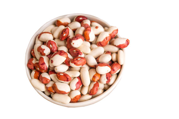 istock olorful red and white kidney beans isolated on white background 877826232