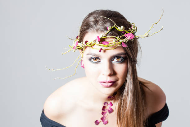 Roses petals flower make up