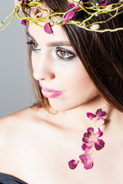 istock Roses petals flower make up 877826540