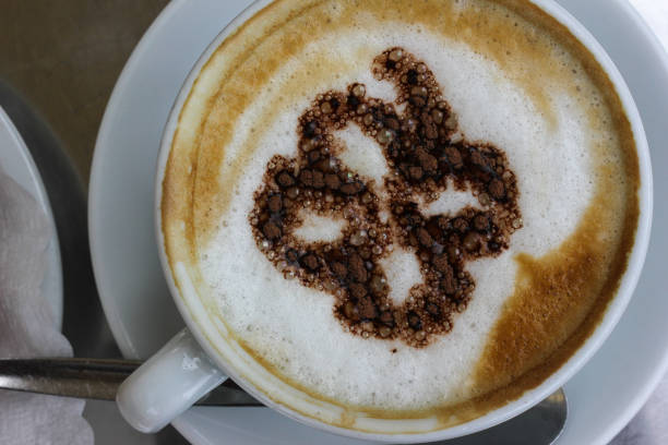 istock italian cappuccino with german pretzel 877829926