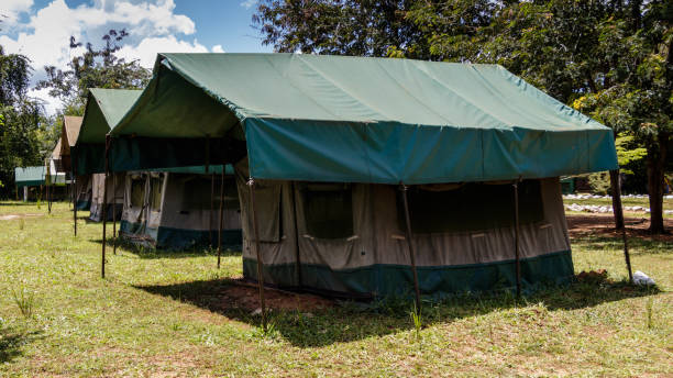istock Safari camp in Murchison Falls national park in Uganda. 877837614