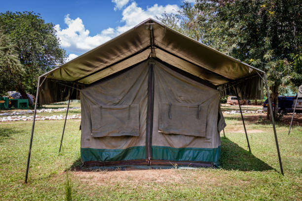 istock Safari camp in Murchison Falls national park in Uganda. 877838070
