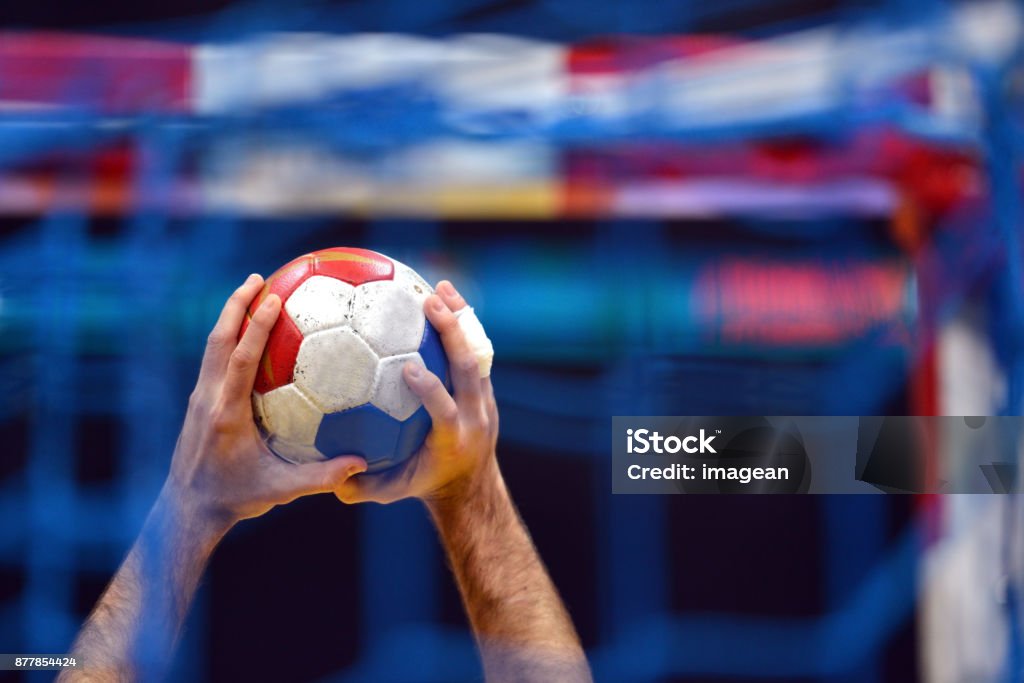 Jugador de Balonmano - Foto de stock de Frontón - Deporte libre de derechos