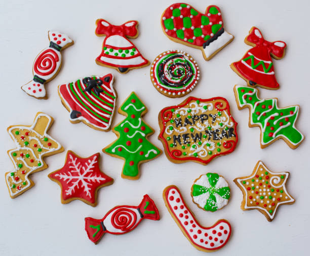 istock shaped, colorful Christmas cookies 877864672