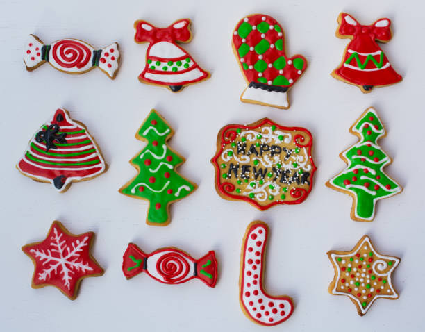 istock shaped, colorful Christmas cookies 877868910