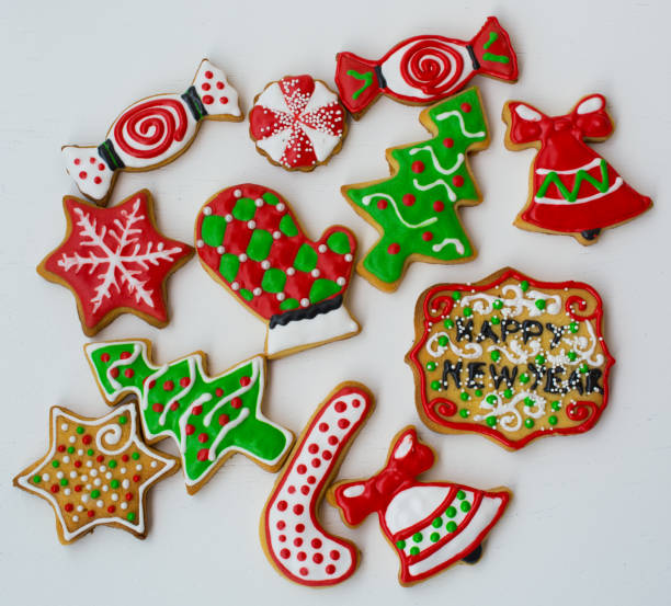 istock shaped, colorful Christmas cookies 877872898