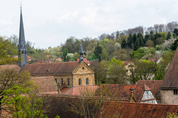 istock Monastery Maulbronn from outside at partly cloudy day 877873734