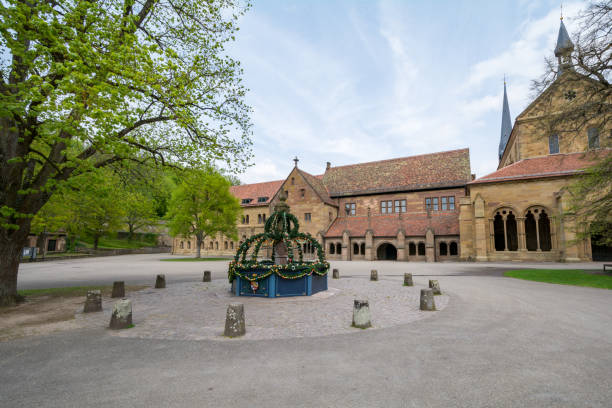 istock Monastery Maulbronn from outside at partly cloudy day 877874068