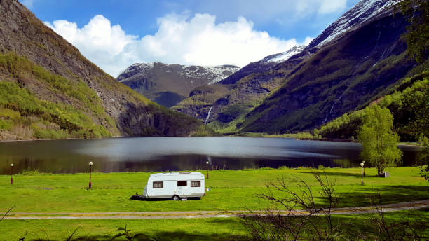 istock Caravan in Norway Fjords 877876802