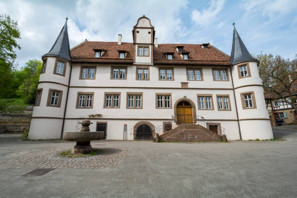 istock Village in front of Monastery Maulbronn 877878238