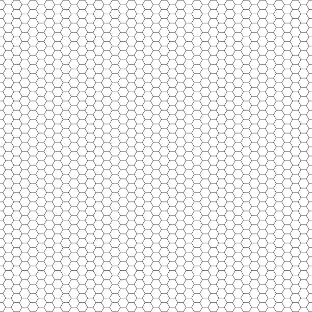 nahtlose rasterhintergrund. hexagonalen zelle textur - wire mesh textile mesh backgrounds stock-grafiken, -clipart, -cartoons und -symbole