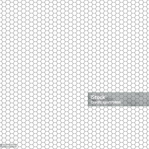 Arrièreplan Transparent Grille Texture De Cellule Hexagonale Vecteurs libres de droits et plus d'images vectorielles de Hexagone