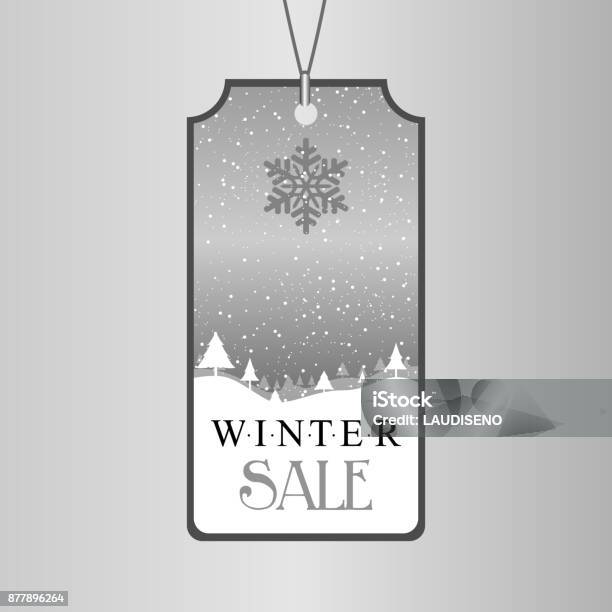 Winter Sale Stock Illustration - Download Image Now - Abstract, Business, Business Finance and Industry