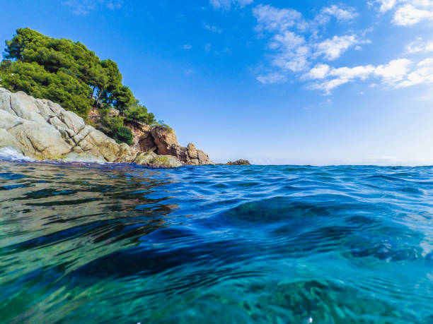 istock Seascape at Costa Brava, Catalonia, Spain 877908416