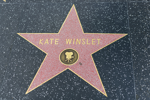 HOLLYWOOD, CA - DECEMBER 06: Kate Winslet star on the Hollywood Walk of Fame in Hollywood, California on Dec. 6, 2016.