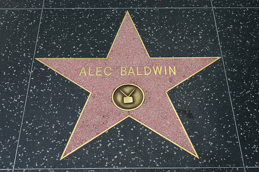 HOLLYWOOD, CA - DECEMBER 06: Alec Baldwin star on the Hollywood Walk of Fame in Hollywood, California on Dec. 6, 2016.