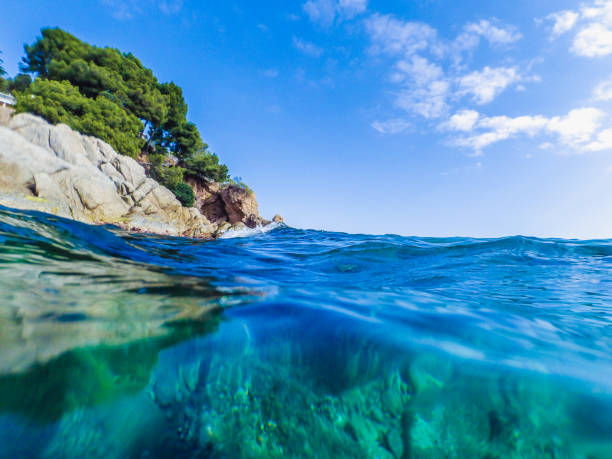 Seascape at Costa Brava, Catalonia, Spain