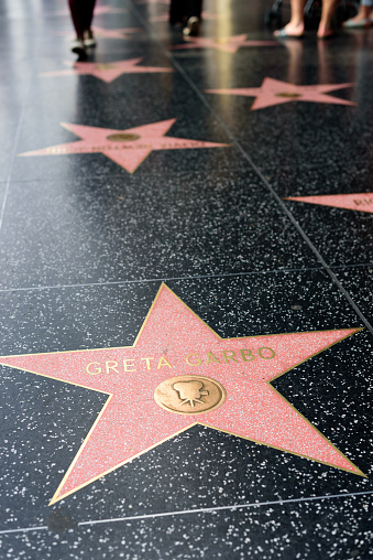 HOLLYWOOD, CA - DECEMBER 06: Greta Garbo star on the Hollywood Walk of Fame in Hollywood, California on Dec. 6, 2016.