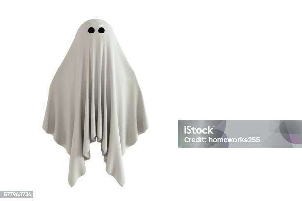 Ghost Stock Photo - Download Image Now - Ghost, Cut Out, Halloween