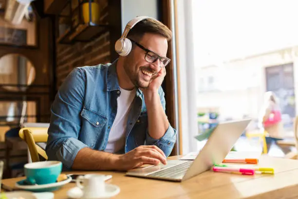 Photo of Freelancer at coffee shop