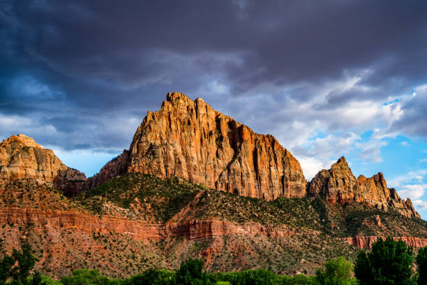 istock Mountains in Zion National Park, Utah. 878015516
