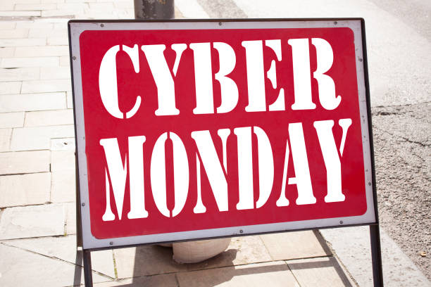 istock Conceptual hand writing text caption inspiration showing Cyber Monday. Business concept for Retail Shop Discount written on old announcement road sign with background and copy space 878015766